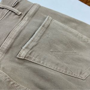 Mother The Hustler Ankle Fray Jeans beige Color size 29R